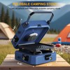 Upgraded WINKIZA 2 Burner Propane Camping Stove with Grill, Foldable