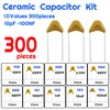 VIBICCK 10 Values 300pcs Monolithic Ceramic Capacitor Assortment Kit 10pF