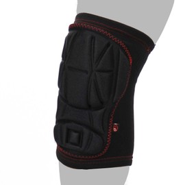 Northern Country NA-9312 BK/RD Knee Pads, One Size Fits All