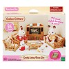 Calico Critters Comfy Living Room Set - Toy Dollhouse Furniture