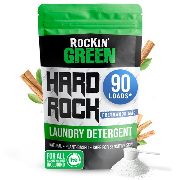 Rockin' Green Laundry Detergent (90 Loads) - Plant based, All