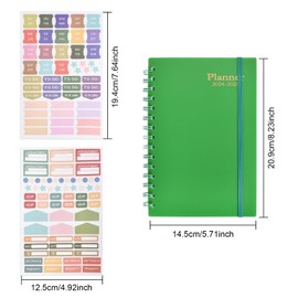2025 Book Calendar, A5 Appointment Calendar, 18 Month Weekly Planner, January 2025-June 2026, To Do Planner, Study Planner with Spiral Bound for Office, School & Organiser