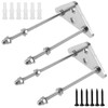 lasuroa 2pcs Skateboard Wall Mount, Skateboard Hanger with 2 Screw Holes