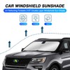 KUST Parasol para Ford Explorer SUV 2011-2019, parasol plegable para