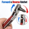 Compact Reversible Ratchet Screwdriver for Tight Spaces – 15° Angled