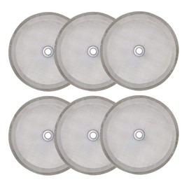 6 Pieces French Press Filters Screen, 4 Inch Stainless Steel Mesh Screen and Replacement Parts for French Press Coffee Maker 1000 ml, 34 Oz, 8 Cup