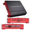 Crunch PX-1025.4 1000W Powerzone Series 2-ohm Stable 4-Channel Class-A/B Amplifier