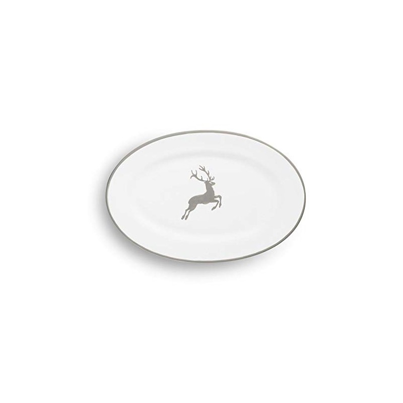 GMUNDNER KERAMIK Oval Plate / Flag Gourmet Size: L 21
