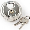 iapyx 3-Piece Set Discus Lock 70mm Diameter Padlock Lock Safety