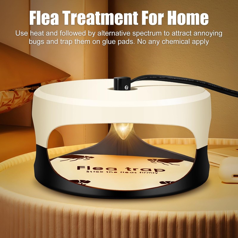 Flea Traps for Inside Your Home 2 Packs, 2024 Sticky