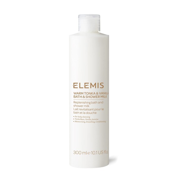 ELEMIS Luxury Bath & Shower Milk, Daily Body Wash Infused with Moisturising Oil for Gentle Cleansing of Dry, Sensitive Skin, Nourishing Foaming Cream with Natural Aromatics - Single or Bundle