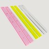 Acrylic Ruler, Rolling Pin Guide Sticks, 2 Piece Set, 0.2