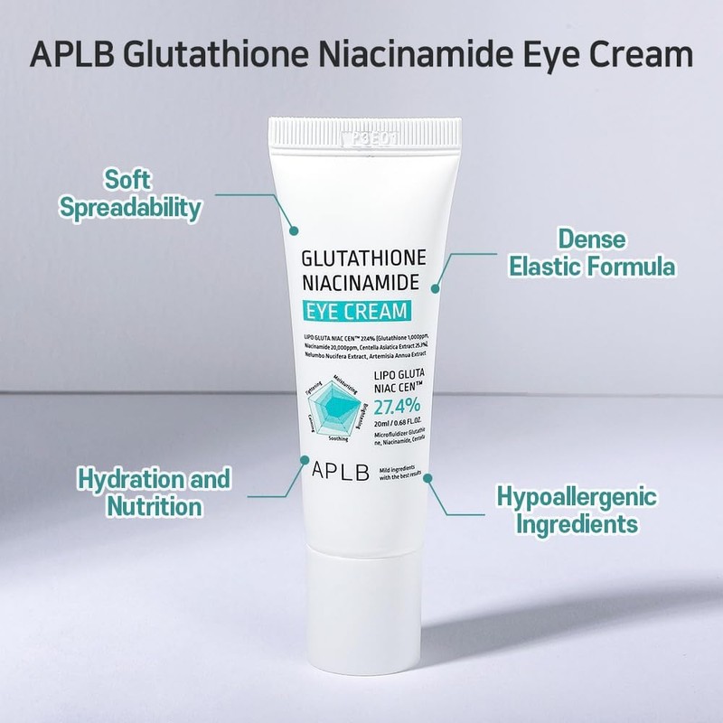 APLB- Crema para ojos con glutatión y niacinamida LIPO GLUTA