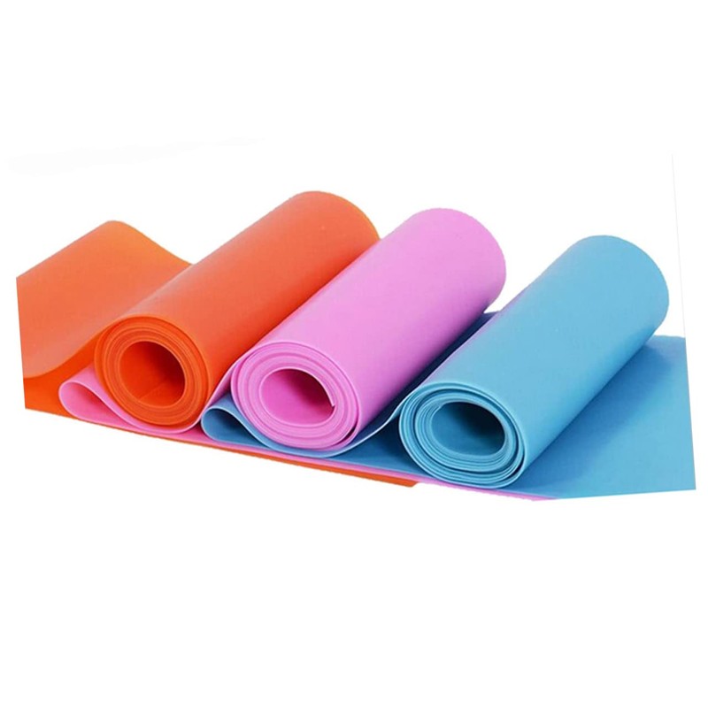 Kisangel 3pcs Fitness Body Building Bands Stretch Exercise Bands for