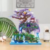 NEWABWN Chinese Moon Palace Pavilion Building Blocks Set - Micro