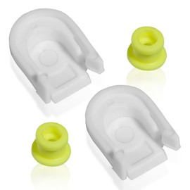 2 Pcs KV6Z-7K340-A DG9Z-7S004-A Transmission Shifter Cable Bushing with Cap Fit for Ford Edge 2015-2018, Escape 2013-2019, Fusion 2013-2016, C-Max 2013-2018, Transit Connect 2013-2021