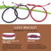 2 pcs Lucky And Protection Bracelet,Dark Red String Bracelet for