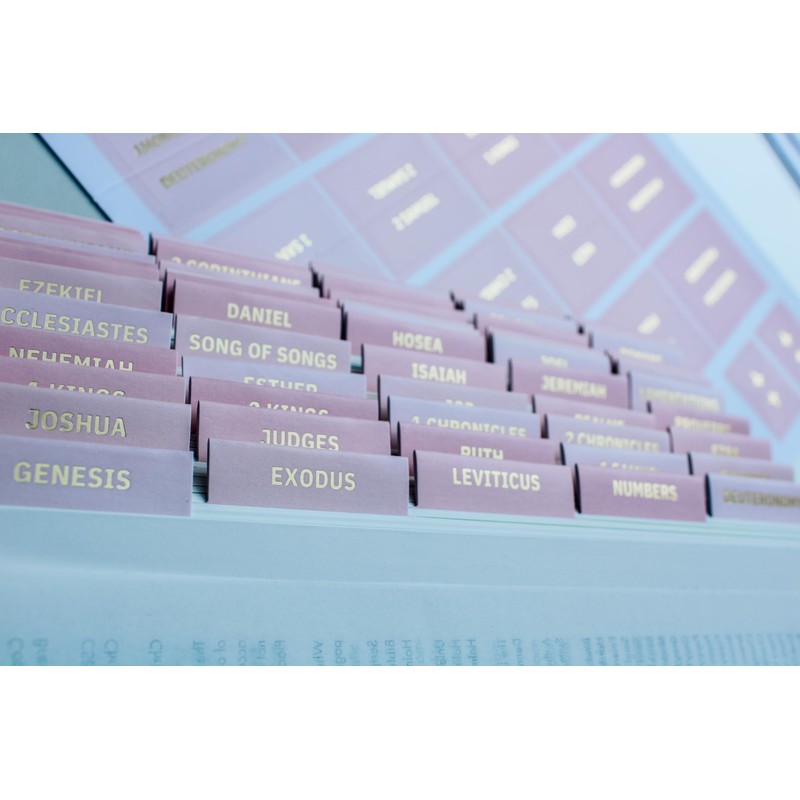 D41 Decorative Bible Tabs for Women (96 Pieces) - Earth