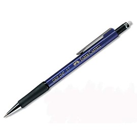 Faber Castell Grip 1347 Mechanical Pencil, 0.7 mm, Hrte B, SHAFT: Met.-Blue