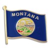 PinMart Montana US State Flag MT Enamel Lapel Pin