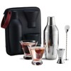 KITESSENSU Cocktail Shaker Set with Carry Case: Vacuum Insulated Martini