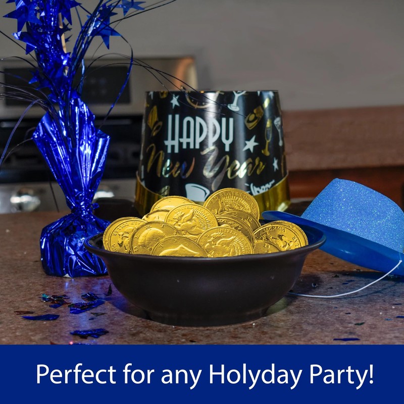 By The Cup Milk Chocolate Gold Coins, 5 lb Bulk