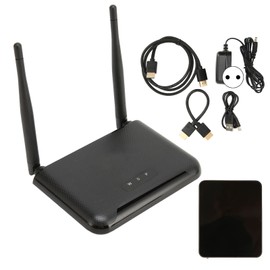 Wireless HD Extender 4K 1080P HD Multimedia Interface Transmitter and Receiver for Players DVDs TVs Projectors 100‑240V EU Plug