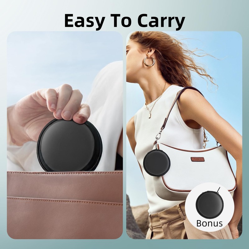 Mini Walkie Talkies Rechargeable for Adult with Earpieces, 3 Pack