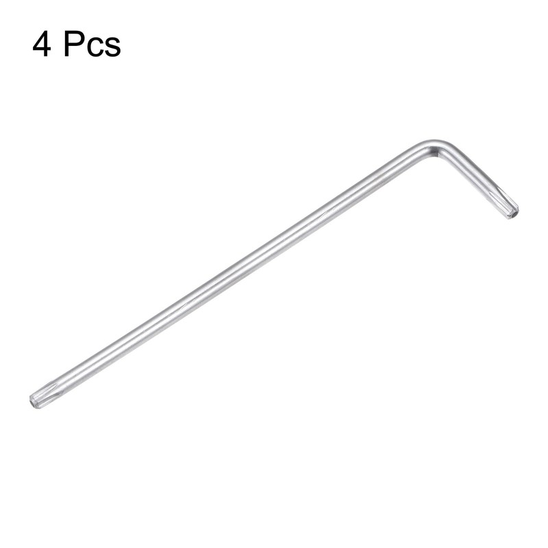 sourcing map 4pcs T15 Tamper Proof Torx Star Key Bit