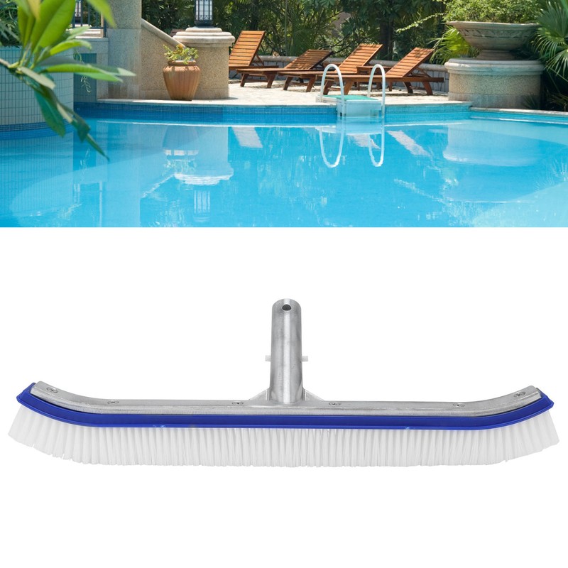 Swimming Pool Cleaning Brush Aluminum Handle Brush for Cleaning Wall