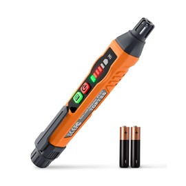 Natural Gas Detector, TopTes PT177 Gas Leak Detector with Audible & Visual Alarm, Portable Gas Sniffer to Locate Combustible Leak Sources Like Methane, Propane for Home (Includes Battery x2)-Orange