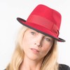 Lipodo Classic Wool Trilby Felt Hat Women/Men – Wool Hat