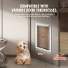 Aluminum Pet Door Small Animal Supplies With Lock Magnetic Flap