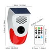 Home Alarm System with Remote Control, Motion Sensor Outdoor, Solar