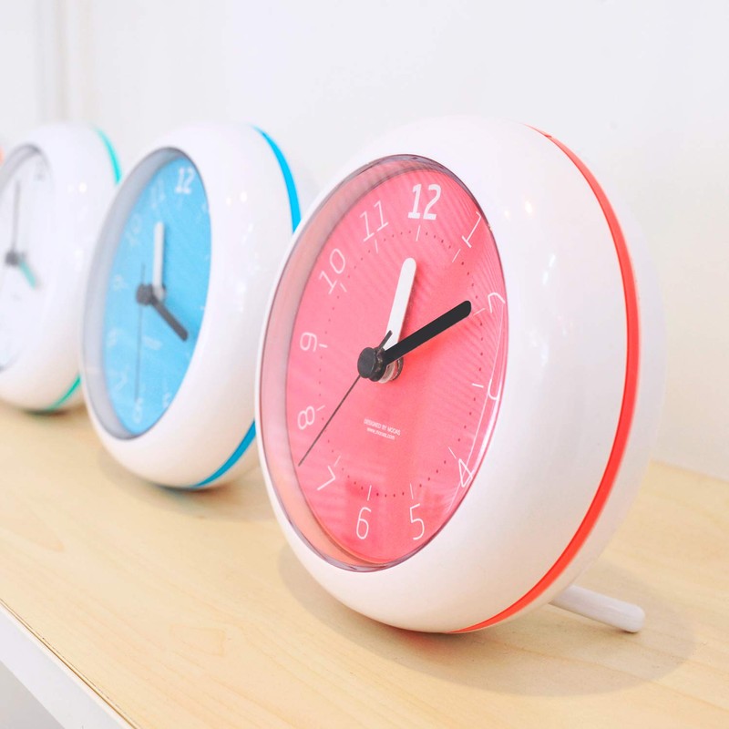 Mooas Silent Waterproof 3-in-1 Clock - Bathroom & Shower Use,