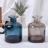 150ML/5OZ Empty Blue Clear Glass Diffuser Bottles Refillable Aromatherapy Container
