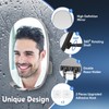 COSMIRROR Shower Mirror Fogless for Shaving with Updated Adhesive, 360°