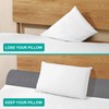 Vekkia Queen Bed Wedge Pillow for Headboard Gap, 0–6" Gap