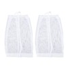 2Pcs Net Plopping Cap Adjustable Strap Reusable Drying Curly Hair