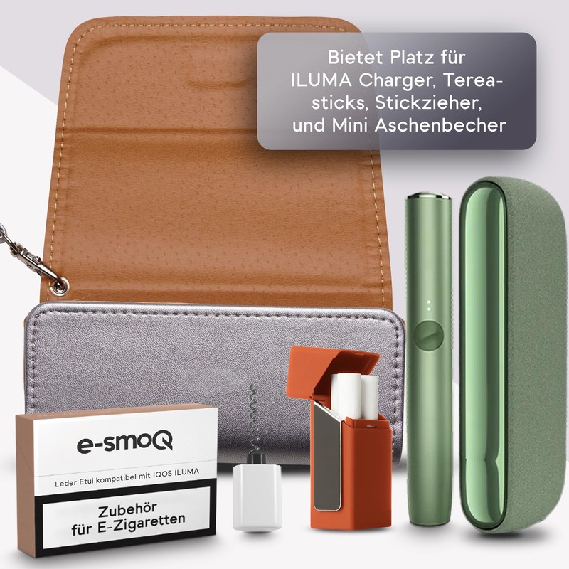 [20+ Colours] e-smoQ Case Compatible with IQOS Iluma, High-Quality Case