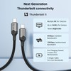 Thunderbolt 5 Cable 80Gbps, PD 240W USB C 5 Cable
