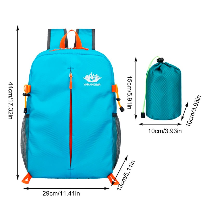 QUINTRA Ultralight Portable Foldable Female Waterproof Outdoor Leisure Hiking Backpack