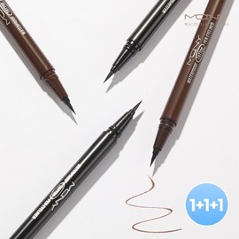1+1+1  워터프루프 타투 펜 아이라이너 0.5g 2종 리퀴드 라이너 눈화장 점막아이라이너 붓펜 1+1+1 Waterproof Tattoo Pen Eyeliner 0.5g 2 Types Liquid Liner Eye Makeup Mucous Membrane Eyeliner Brush Pen