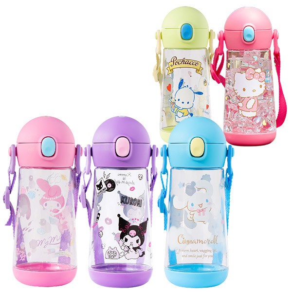Sanrio The Bottle One-Touch Shoulder Strap Tritan Water Bottle, My