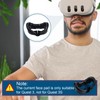 Facial Interface for Meta/Oculus Quest 3, Sweat-Proof Breathable Cooling Face