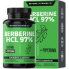 Berberina HCL 97% 500mg Clorhidrato de Berberina | Con Piperina