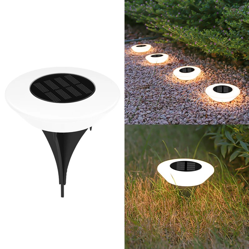 Solar Ground Lights for Outdoor Landscaping – 14-LED Waterproof Lawn