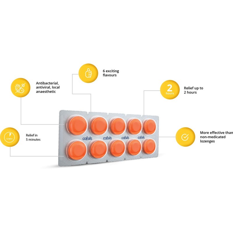 Cipla Cofsil | 3 x 10 Lozenges (Total 30)