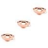 Ciieeo 3 pcs Rose Gold Stainless Steel Wide Funnel for