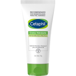 CETAPHIL Crema Hidratante 170g hidratación intensa y duradera hasta por 48 horas desde la 1era aplicaciòn Recomendada por Dermatólogos para Piel Sensible.